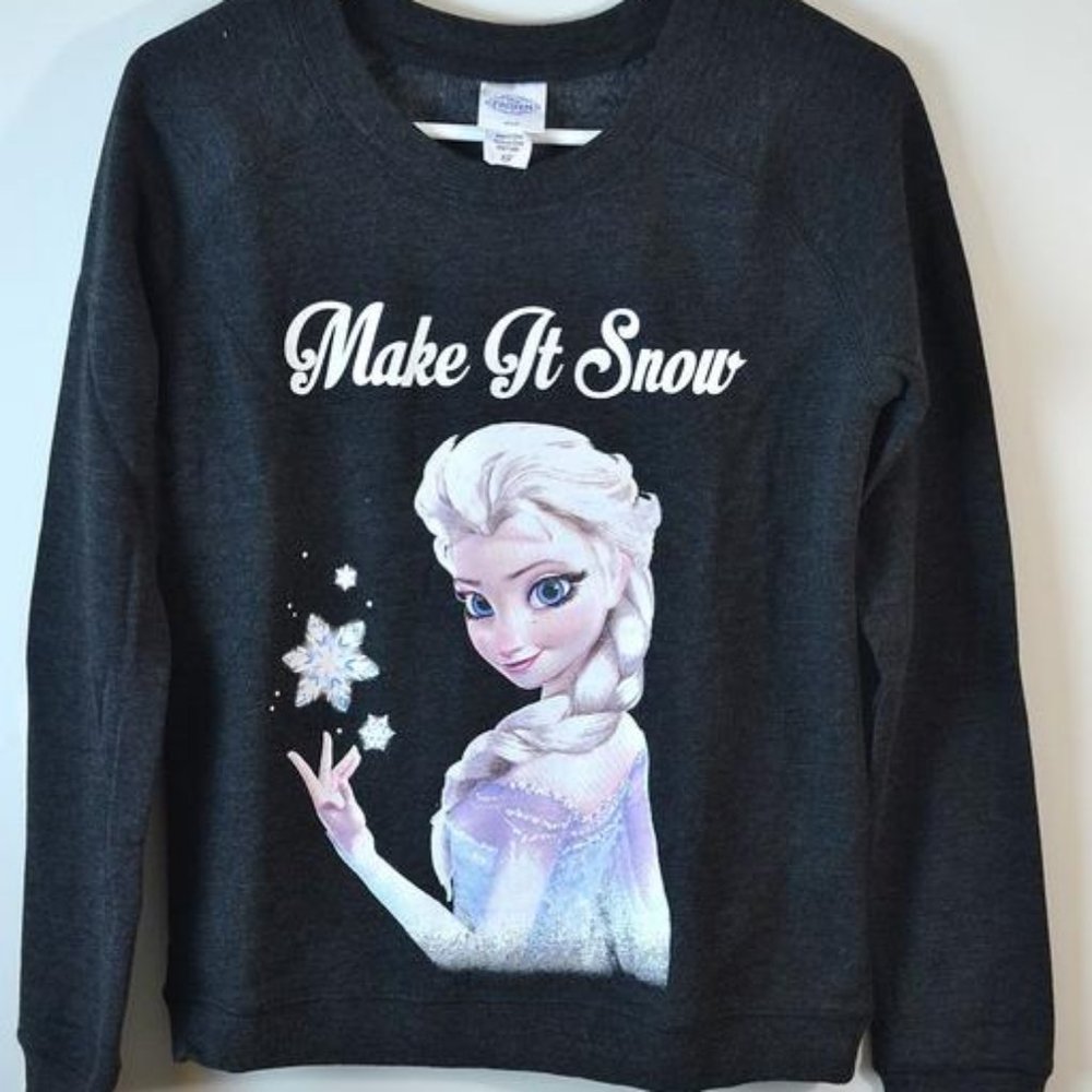 Frozen Women Elsa Make It Snow Sweatshirt